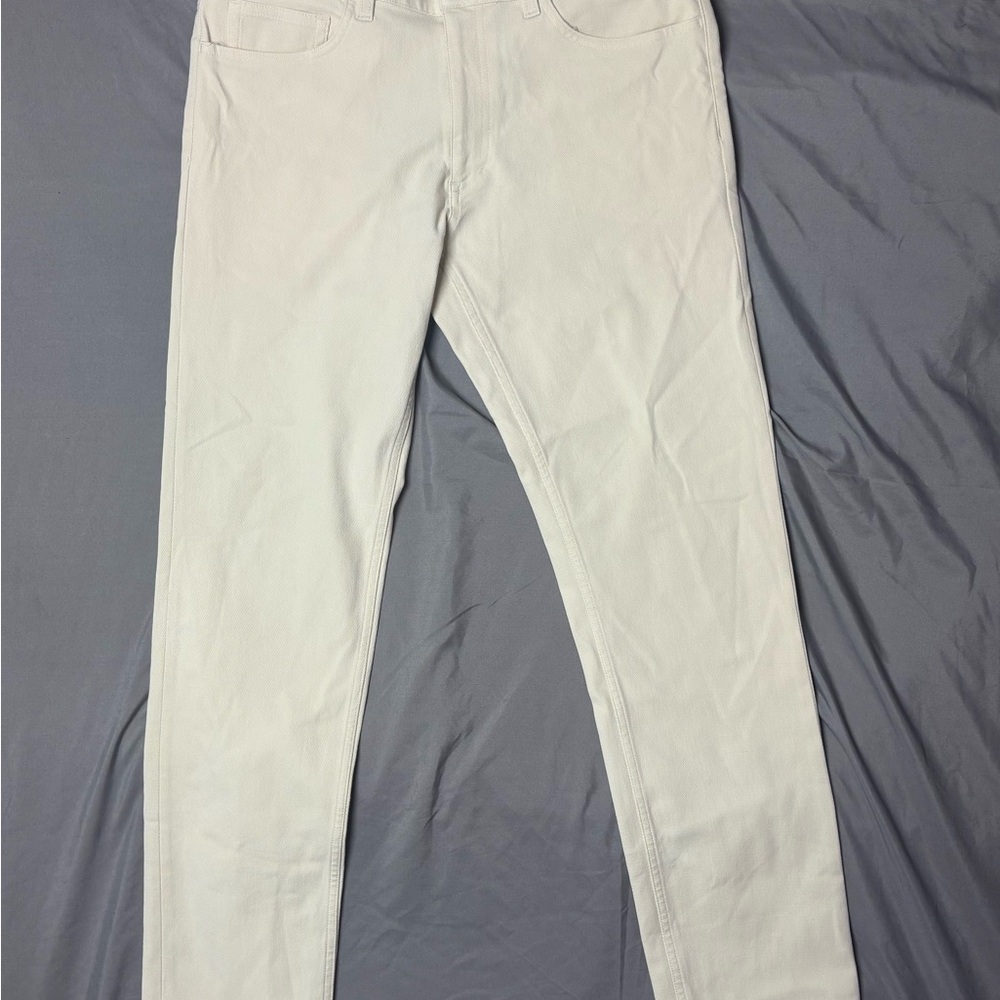 Theory Men's Straight Jeans in White
